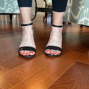 Strappy heeled sandals